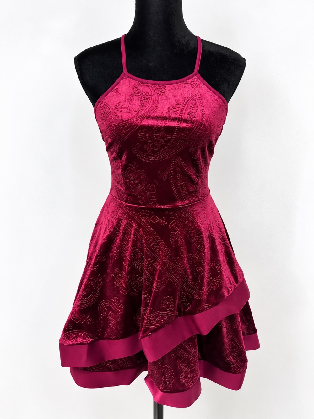 RICH VELVET DRESS - Picture 2 of 10
